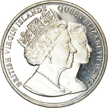 Moneta, ISOLE VERGINI BRITANNICHE, Dollar, 2012, Franklin Mint, Elizabeth II -