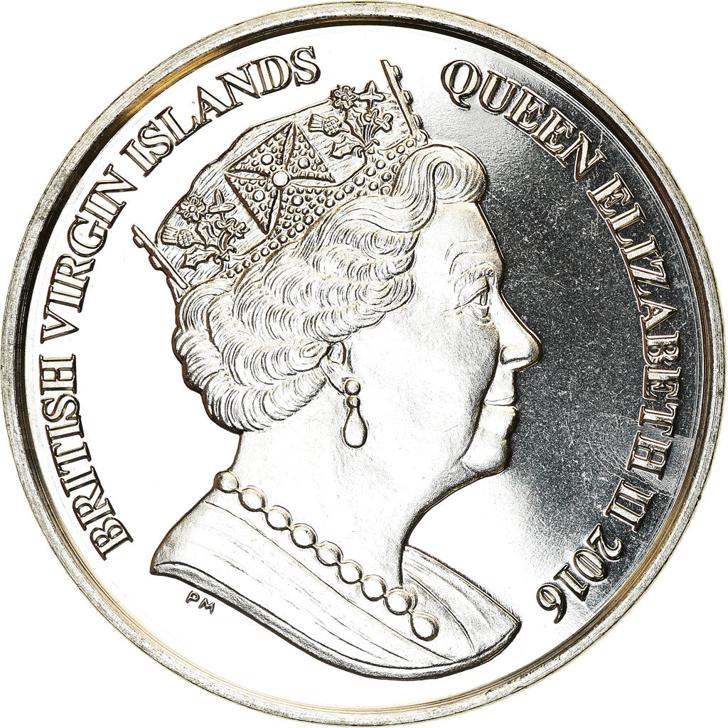 Monnaie, BRITISH VIRGIN ISLANDS, Dollar, 2016, Franklin Mint, Discipline