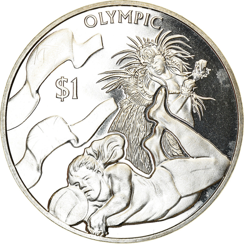 Münze, BRITISH VIRGIN ISLANDS, Dollar, 2016, Franklin Mint, Discipline