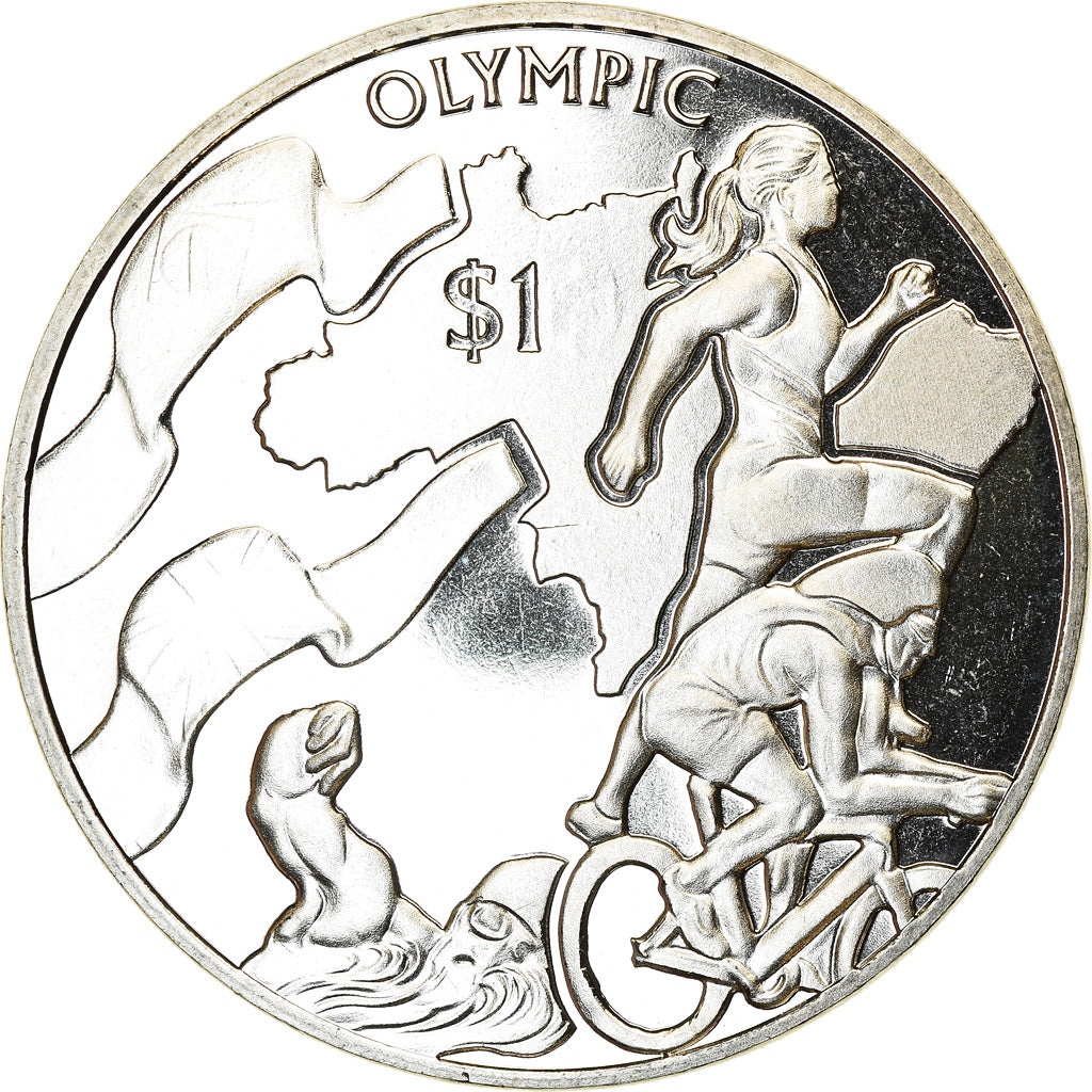 Monnaie, BRITISH VIRGIN ISLANDS, Dollar, 2016, Franklin Mint, Discipline