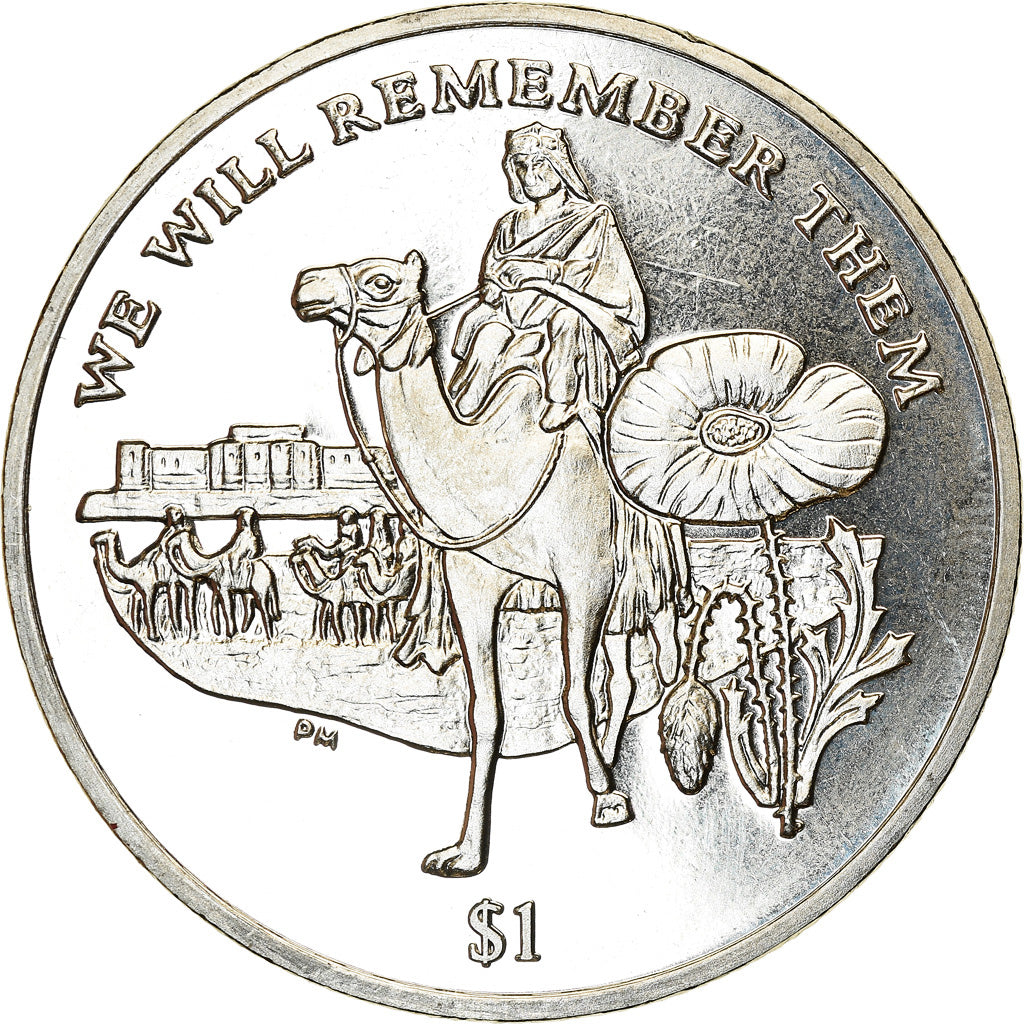 Moneta, ISOLE VERGINI BRITANNICHE, Dollar, 2014, Franklin Mint, Lawrence