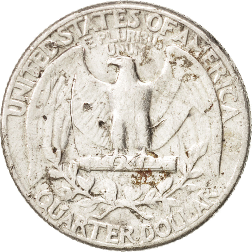 United States, Washington Quarter,1960, U.S.Mint,Philadelphia,VF(30-35), KM 164