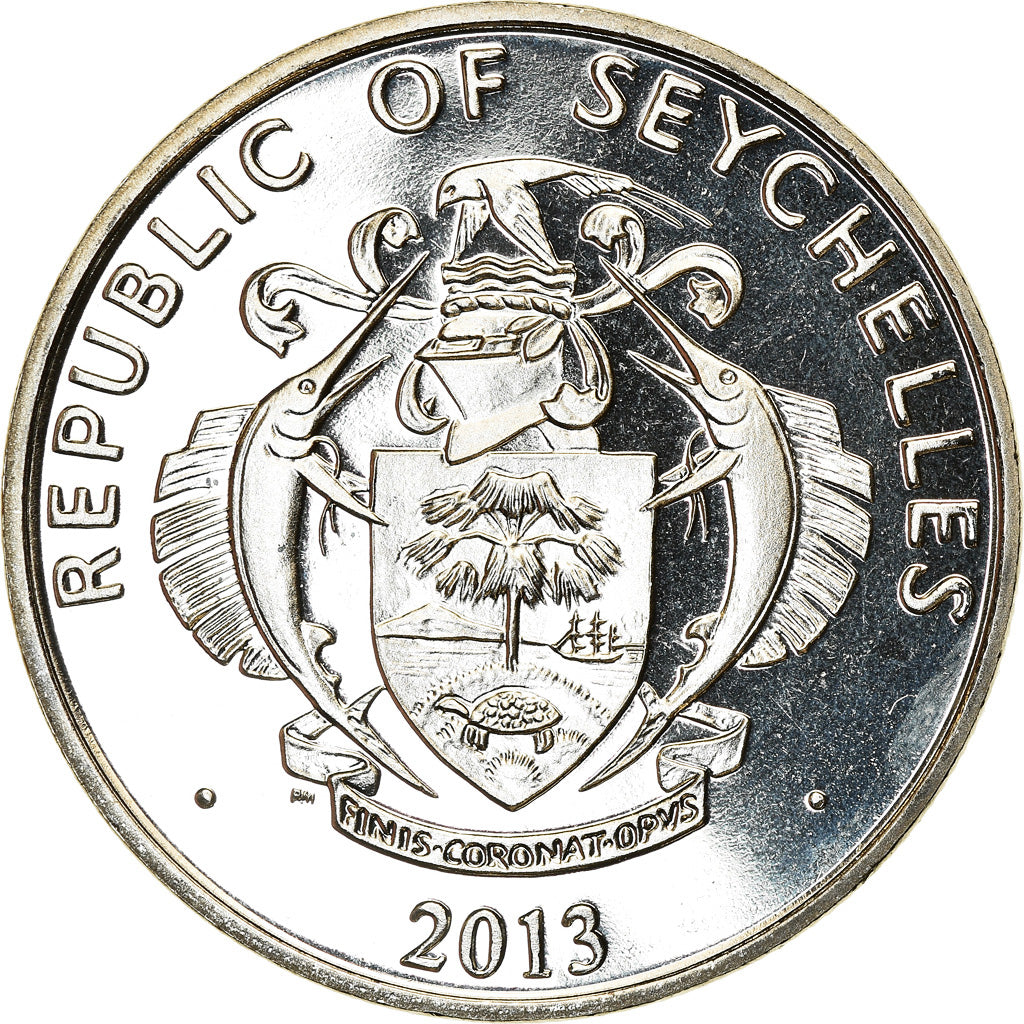 Coin, Seychelles, 5 Rupees, 2013, British Royal Mint, Pape François, MS(63)