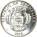 Coin, Seychelles, 5 Rupees, 2013, British Royal Mint, Pape François, MS(63)