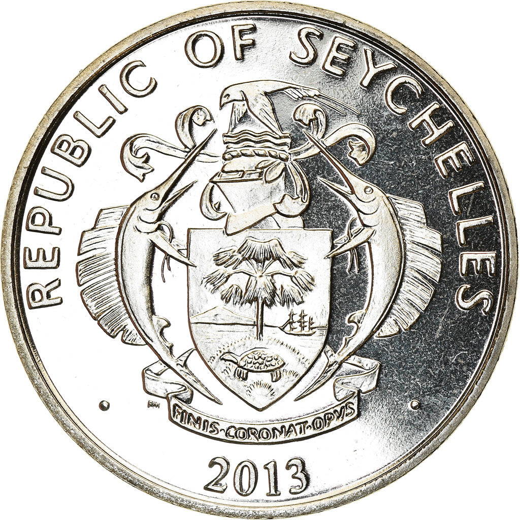 Coin, Seychelles, 5 Rupees, 2013, British Royal Mint, Pape François, MS(63)