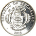 Coin, Seychelles, 5 Rupees, 2013, British Royal Mint, Pape François, MS(63)