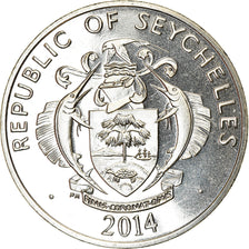 Coin, Seychelles, 5 Rupees, 2014, British Royal Mint, Saint Jean Paul II