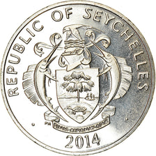 Coin, Seychelles, 5 Rupees, 2014, British Royal Mint, Saint Jean Paul II