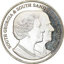 Münze, South Georgia and the South Sandwich Islands, 2 Pounds, 2017, Elizabeth