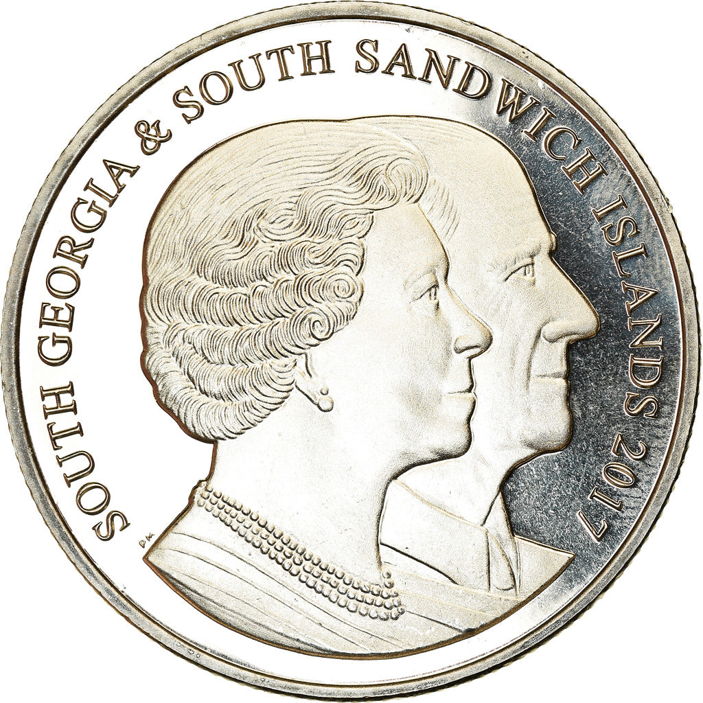 Coin, South Georgia and the South Sandwich Islands, 2 Pounds, 2017, Prince