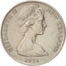 New Zealand, Elizabeth II, 20 Cents, 1971, AU(50-53), Copper-nickel, KM:36.1