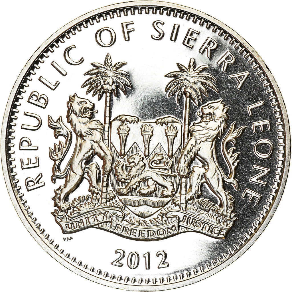 Moneta, Sierra Leone, Dollar, 2012, British Royal Mint, Discipline Olympique -