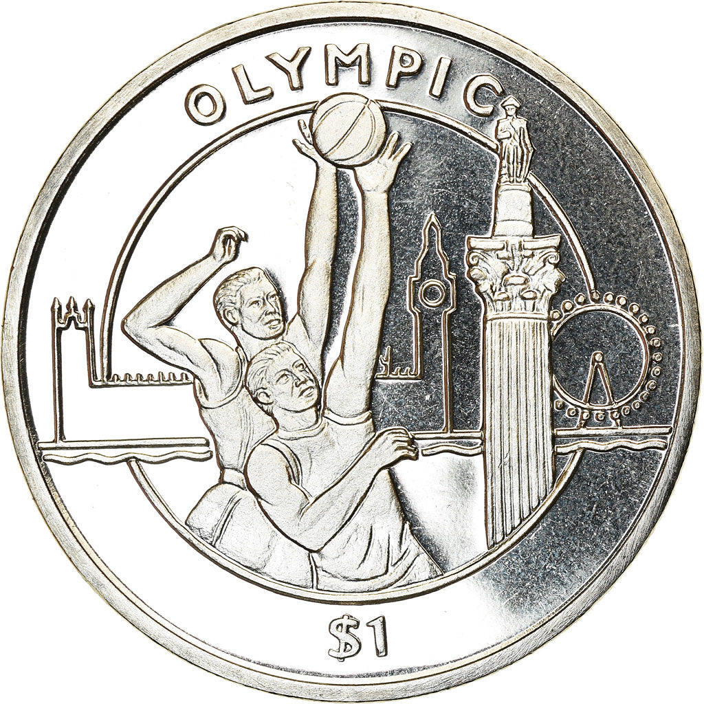 Moneta, Sierra Leone, Dollar, 2012, British Royal Mint, Discipline Olympique -