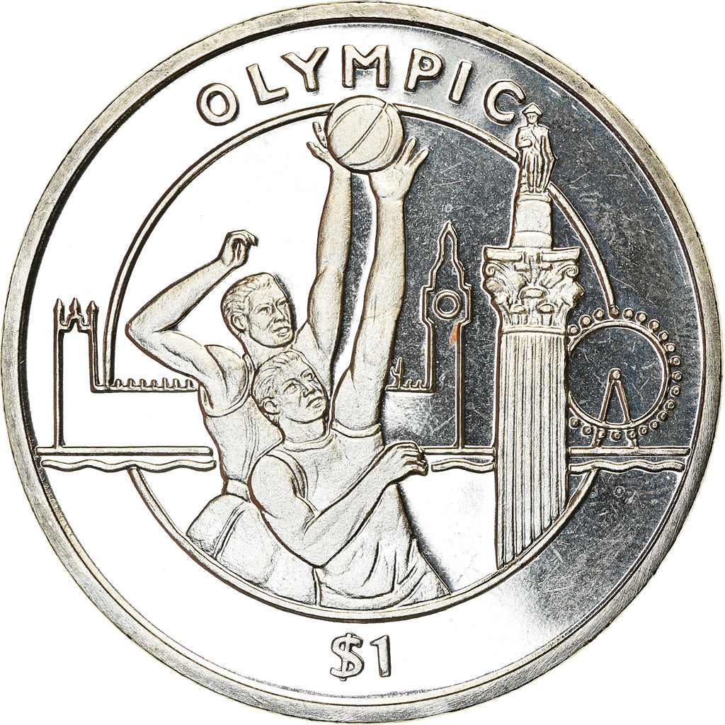 Moneda, Sierra Leona, Dollar, 2012, British Royal Mint, Discipline Olympique -