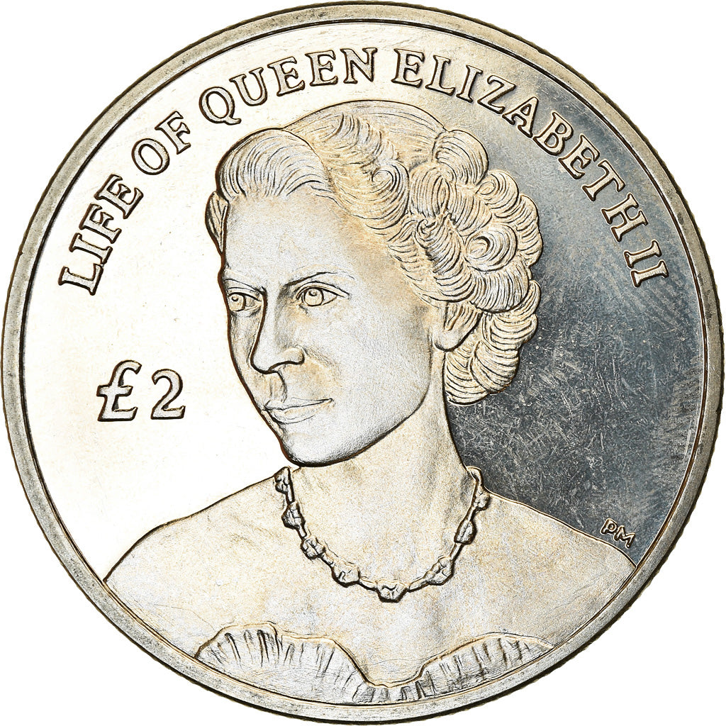 Coin, Ascension Island, 2 Pounds, 2012, Pobjoy Mint, Jubilé de diamant, MS(63)