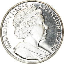 Coin, Ascension Island, Crown, 2014, Pobjoy Mint, Cimetière de la Somme