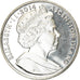 Coin, Ascension Island, Crown, 2014, Pobjoy Mint, Cimetière de la Somme