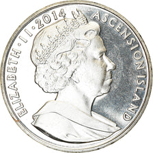 Coin, Ascension Island, Crown, 2014, Pobjoy Mint, Cimetière de la Somme