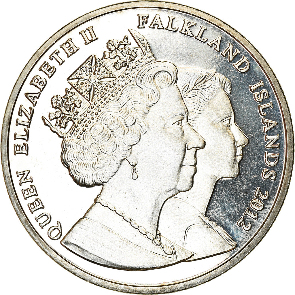 Munten, Falkland Eilanden, Crown, 2012, Stanley Sports Association, UNC-