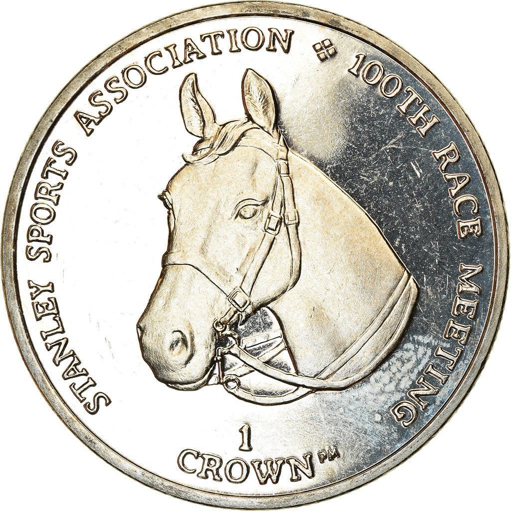 Munten, Falkland Eilanden, Crown, 2012, Stanley Sports Association, UNC-