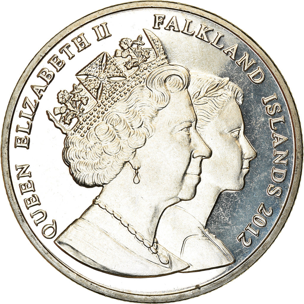 Coin, Falkland Islands, Crown, 2012, Stanley Sports Association, MS(63)
