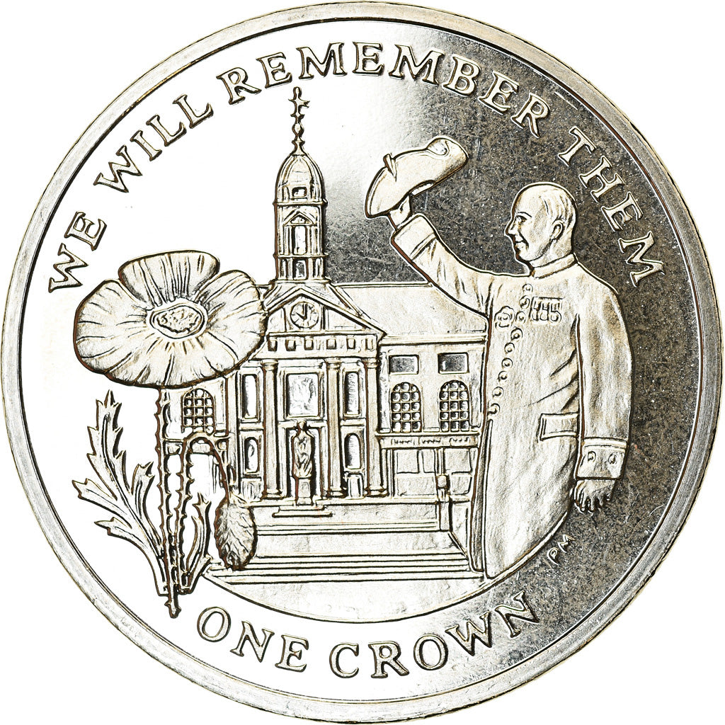 Münze, Falkland Islands, Crown, 2014, Hôpital royal de Chelsea, UNZ