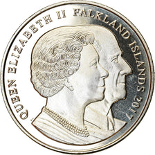 Moneta, Isole Falkland, Crown, 2017, Elizabeth II et le Prince Philip, SPL