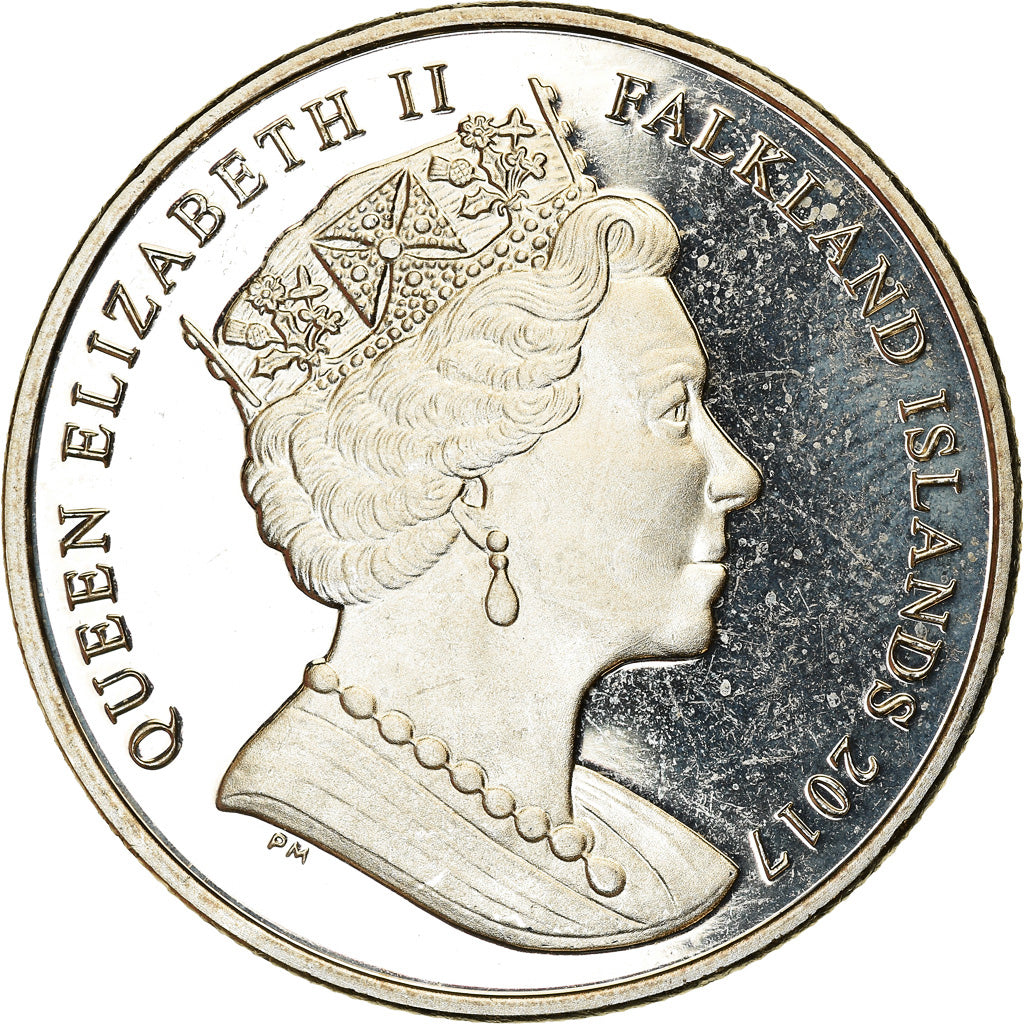 Coin, Falkland Islands, Crown, 2017, 35ème anniversaire de la libération