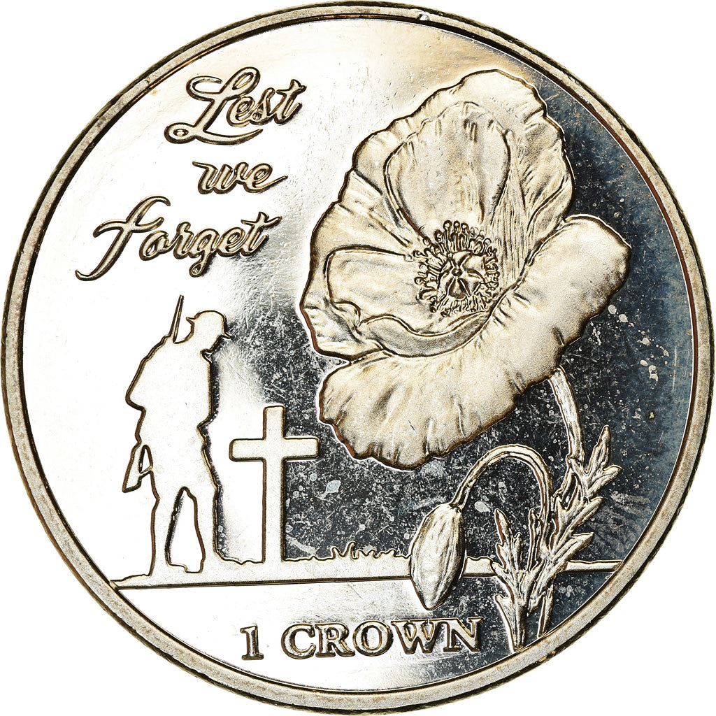 Coin, Falkland Islands, Crown, 2017, 35ème anniversaire de la libération