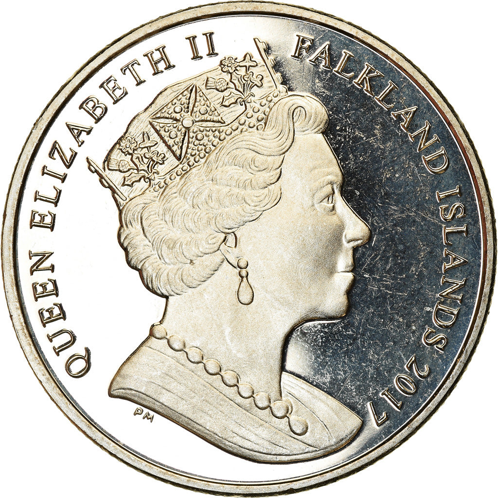 Coin, Falkland Islands, Crown, 2017, 35ème anniversaire de la libération