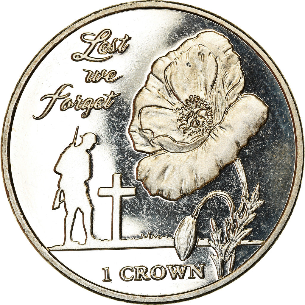 Coin, Falkland Islands, Crown, 2017, 35ème anniversaire de la libération
