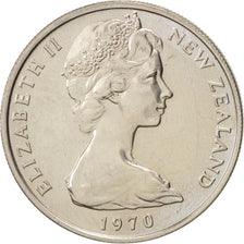 Nuova Zelanda, Elizabeth II, 10 Cents, 1970, SPL-, Rame-nichel, KM:41.1