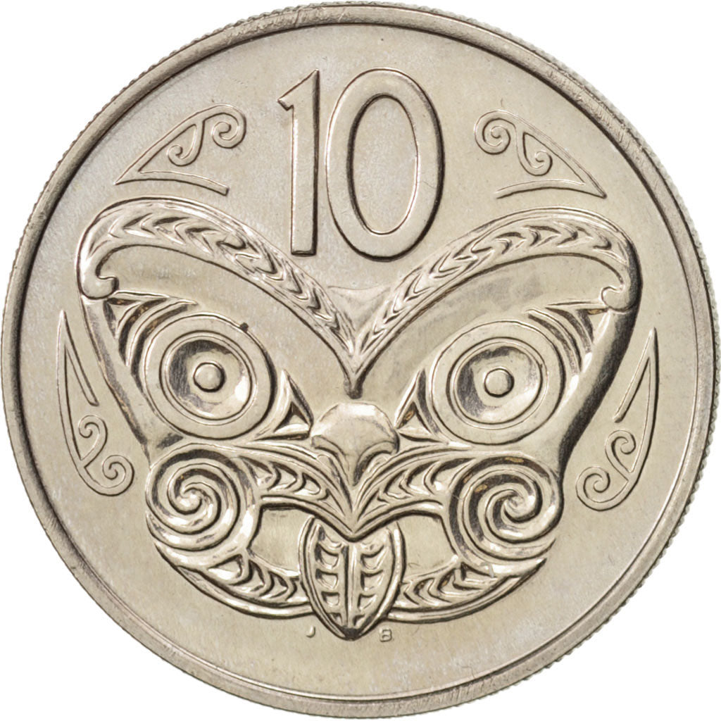 New Zealand, Elizabeth II, 10 Cents, 1970, AU(55-58), Copper-nickel, KM:41.1