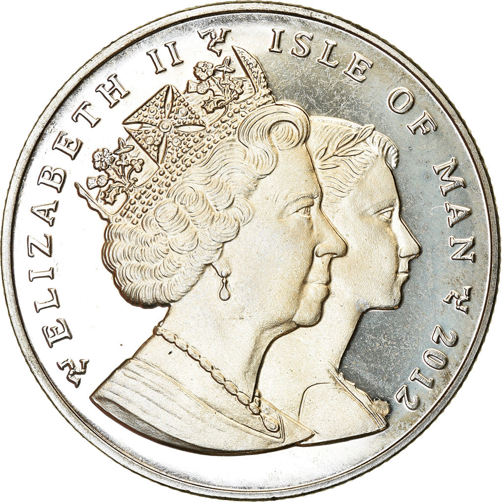 Coin, Isle of Man, Elizabeth II, Crown, 2012, Pobjoy Mint, Juno Moneta, MS(63)