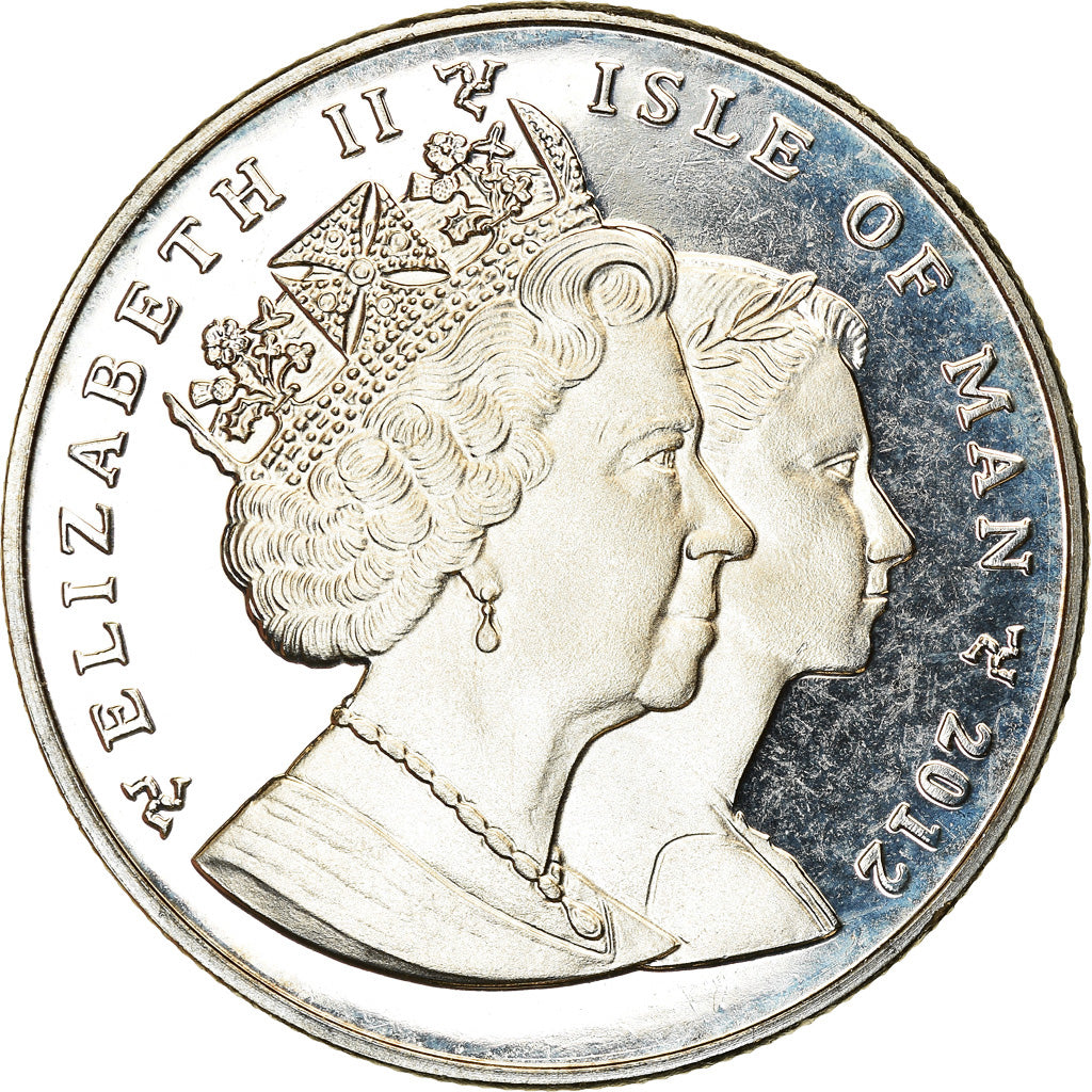 Coin, Isle of Man, Elizabeth II, Crown, 2012, Pobjoy Mint, Juno Moneta, MS(63)