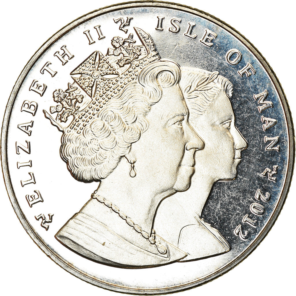 Coin, Isle of Man, Elizabeth II, Crown, 2012, Pobjoy Mint, Juno Moneta, MS(63)