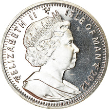 Coin, Isle of Man, Elizabeth II, Crown, 2012, Pobjoy Mint, Coupe du monde de