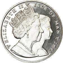 Coin, Isle of Man, Elizabeth II, Crown, 2013, Pobjoy Mint, Jubilé de diamant
