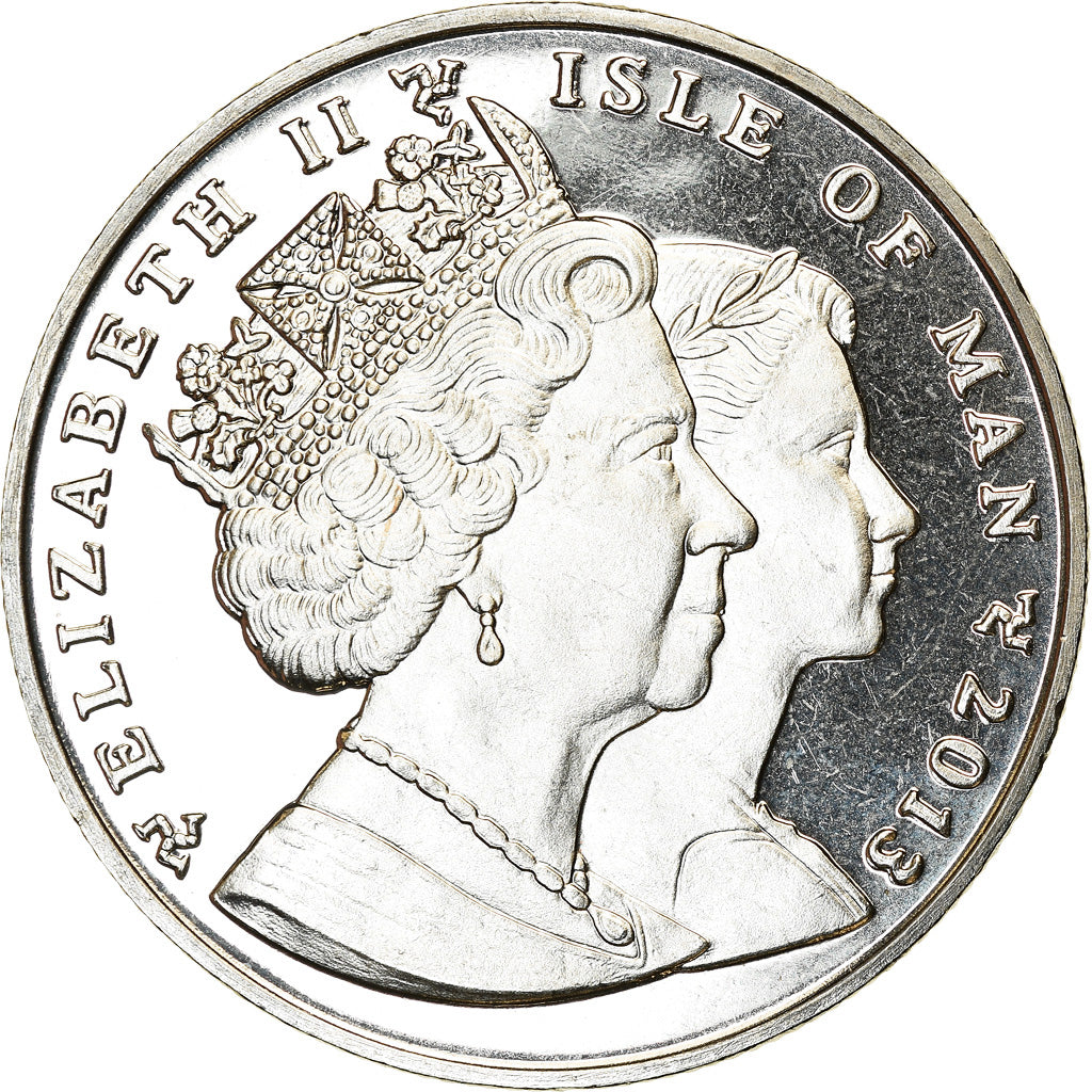 Münze, Isle of Man, Elizabeth II, Crown, 2013, Pobjoy Mint, Jubilé de diamant