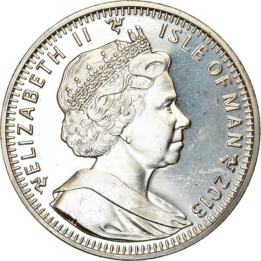 Coin, Isle of Man, Elizabeth II, Crown, 2013, Pobjoy Mint, Ours, MS(63)