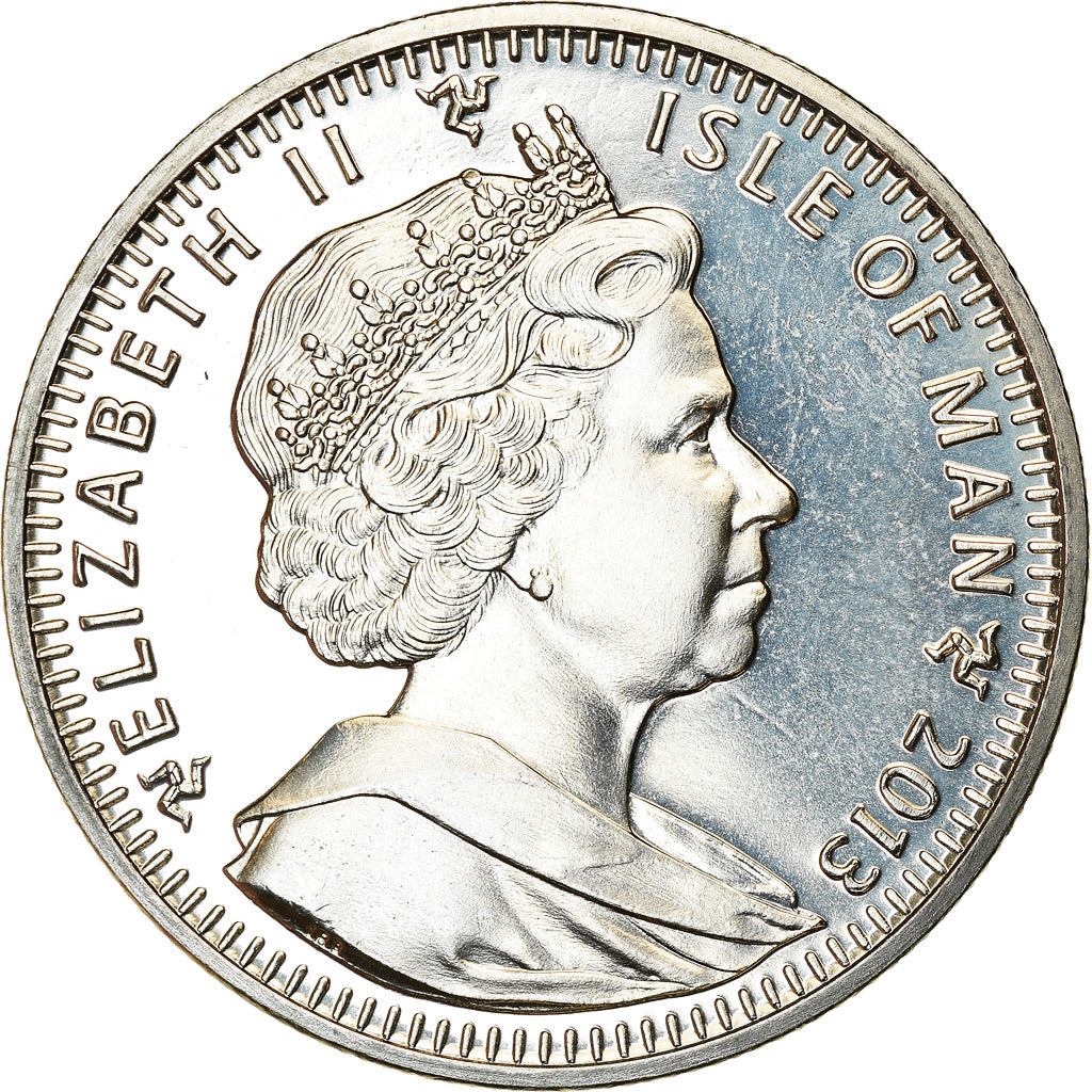 Coin, Isle of Man, Elizabeth II, Crown, 2013, Pobjoy Mint, Ours, MS(63)