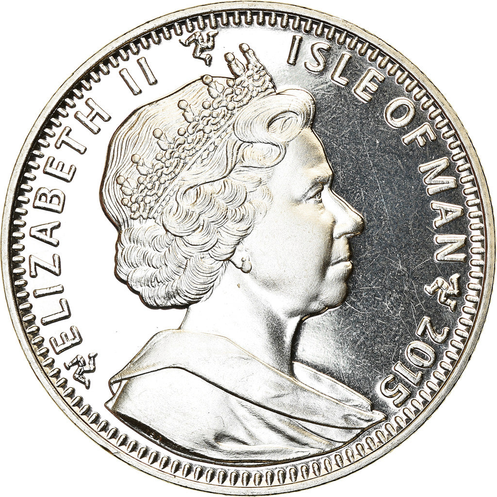 Coin, Isle of Man, Elizabeth II, Crown, 2015, Pobjoy Mint, Bicentenaire de
