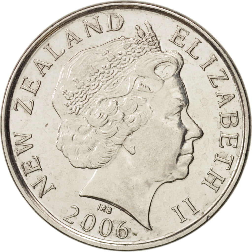 New Zealand, Elizabeth II, 50 Cents, 2006, AU(55-58), Copper-nickel, KM:119