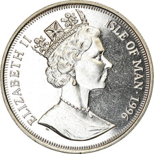 Coin, Isle of Man, Elizabeth II, Crown, 1996, Pobjoy Mint, Préservez la Terre -