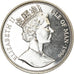 Coin, Isle of Man, Elizabeth II, Crown, 1996, Pobjoy Mint, Préservez la Terre -