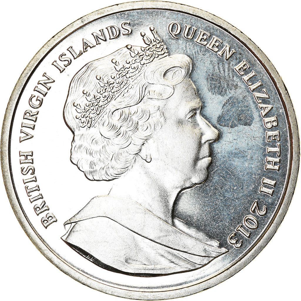 Coin, BRITISH VIRGIN ISLANDS, Dollar, 2013, Franklin Mint, Dynastie Romanov -