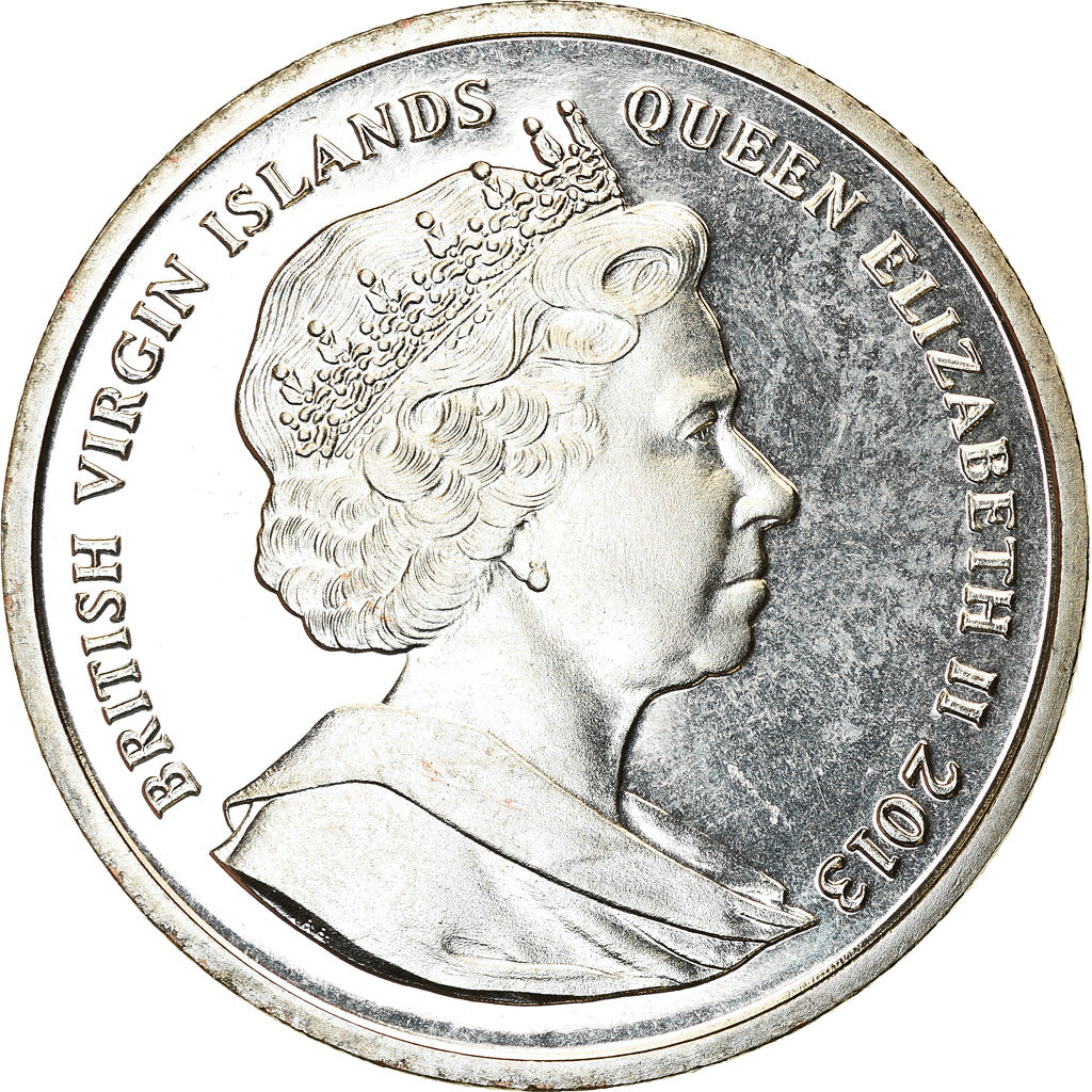 Coin, BRITISH VIRGIN ISLANDS, Dollar, 2013, Franklin Mint, Dynastie Romanov -