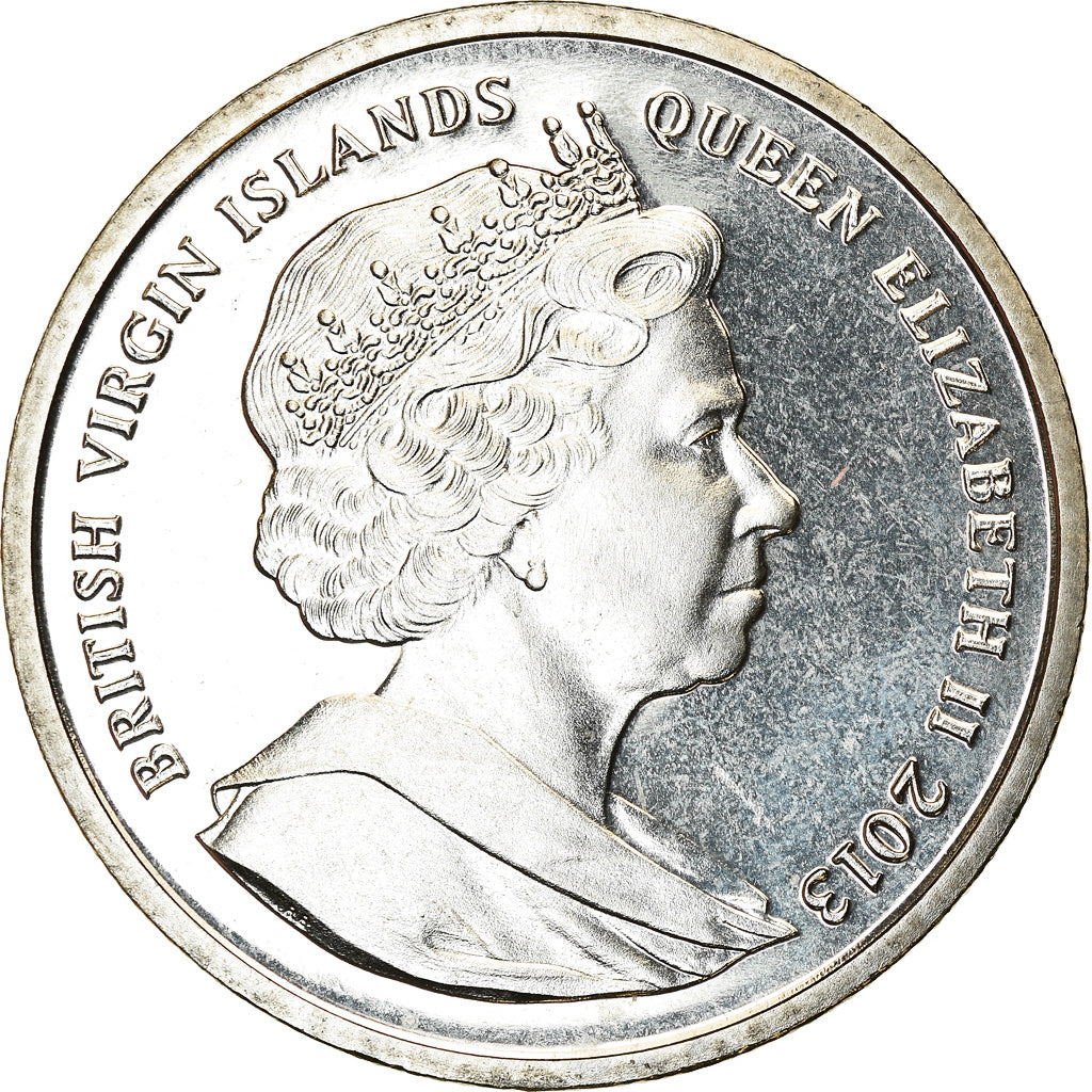Coin, BRITISH VIRGIN ISLANDS, Dollar, 2013, Franklin Mint, Dynastie Romanov -
