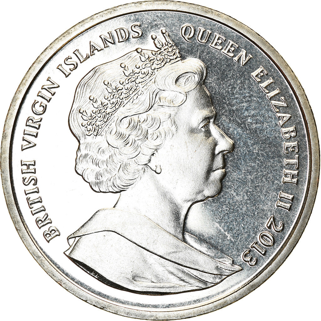 Coin, BRITISH VIRGIN ISLANDS, Dollar, 2013, Franklin Mint, Dynastie Romanov -
