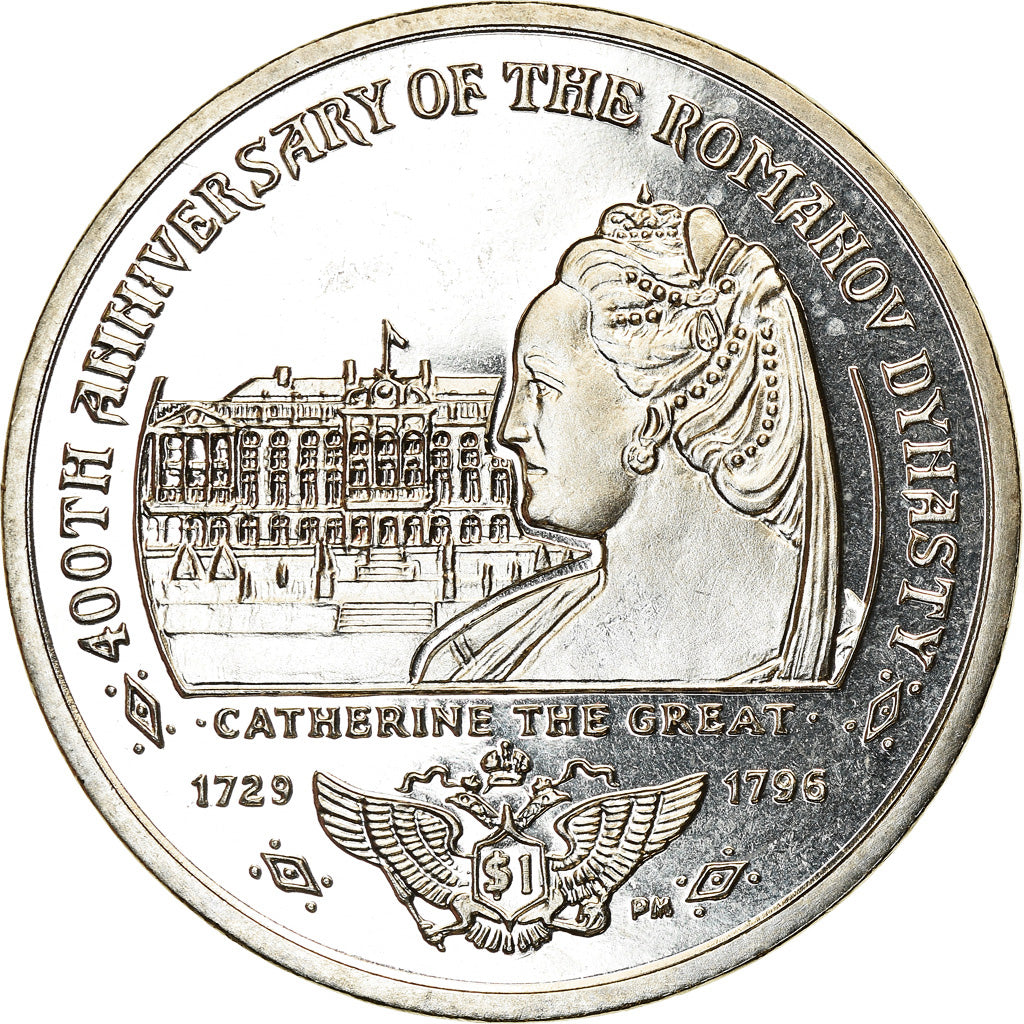 Coin, BRITISH VIRGIN ISLANDS, Dollar, 2013, Franklin Mint, Dynastie Romanov -